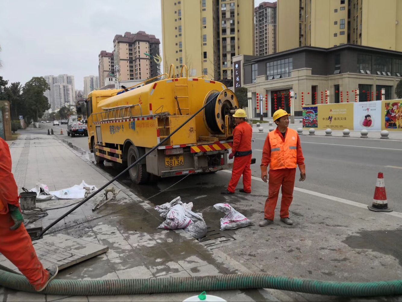 洛扎排污管道清淤-管道清洗